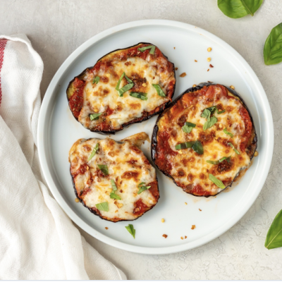 Fake Out Mini Pizzas Eggplant