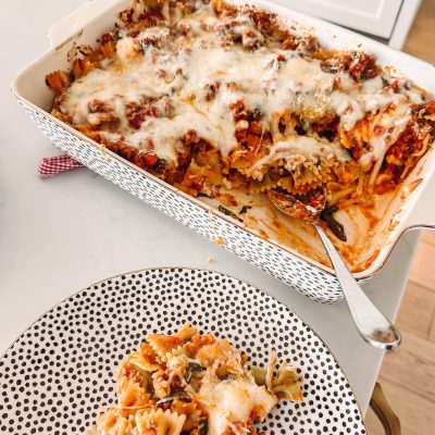 Farfalle With Cauliflower And Sausage