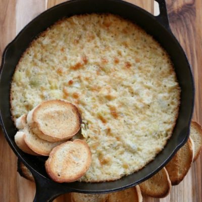 Fast Hot Artichoke Dip