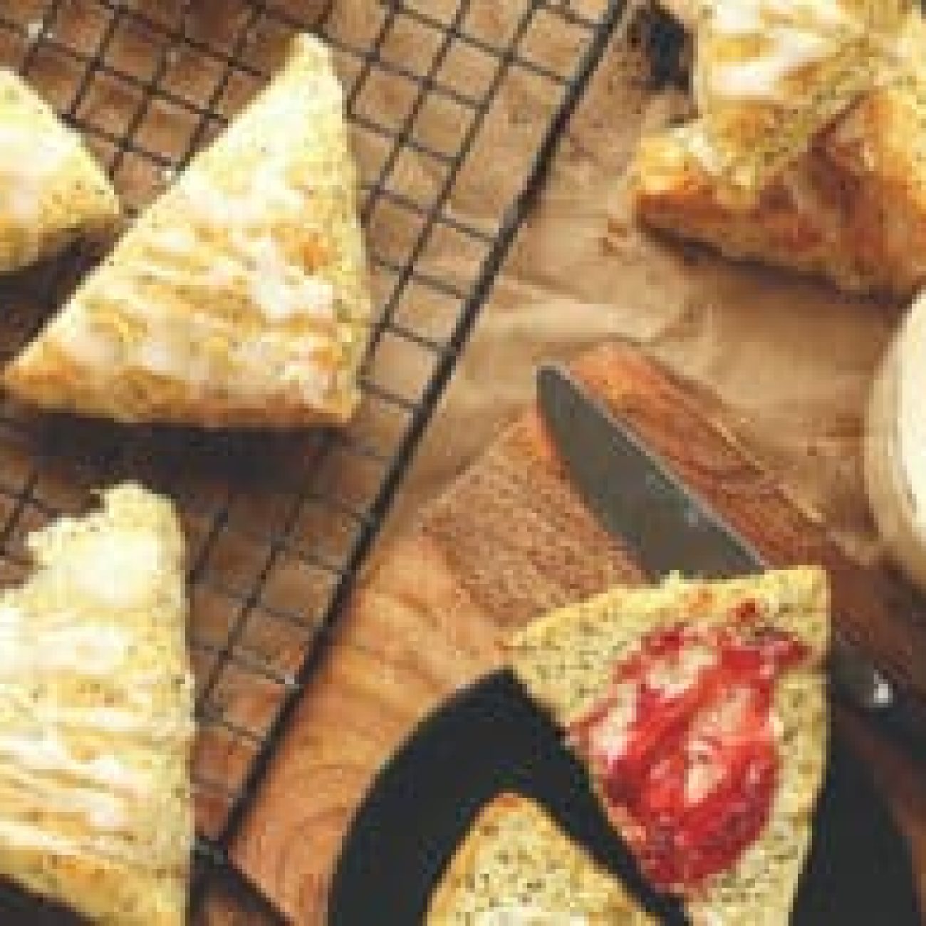 Fat Free Lemon- Poppy Seed- Scones