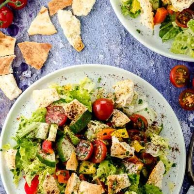 Fattoush  Toasted Pita Bread Salad