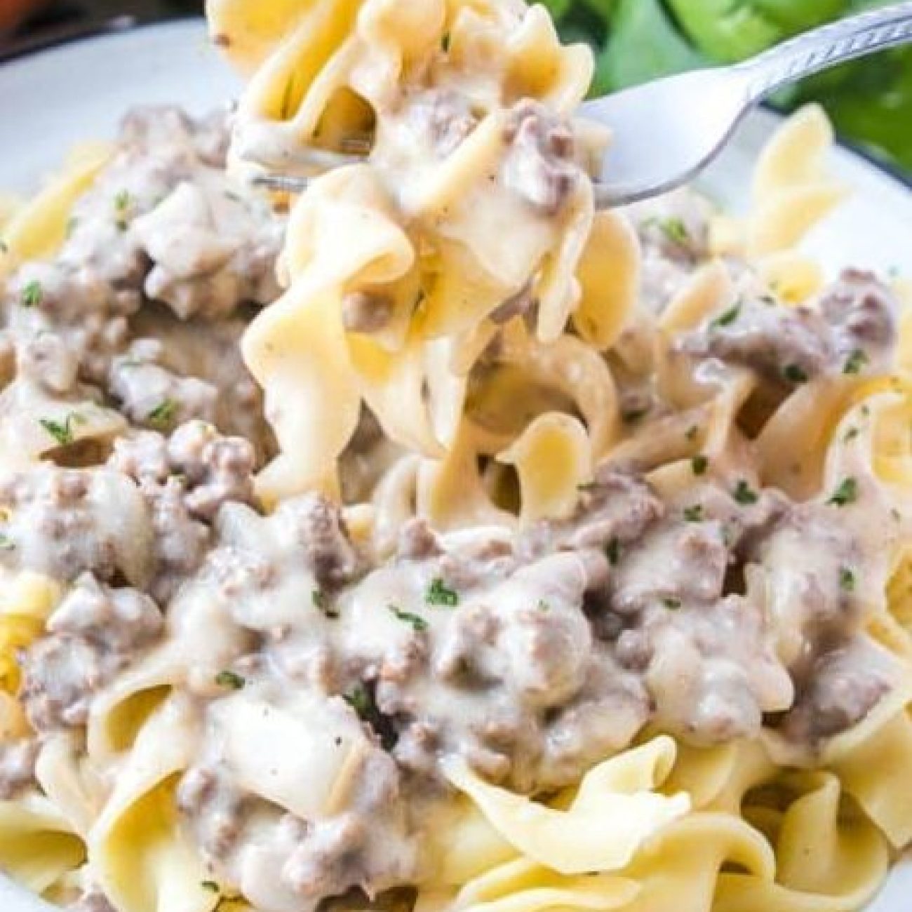 Faux Ground Beef Stroganoff Turkey