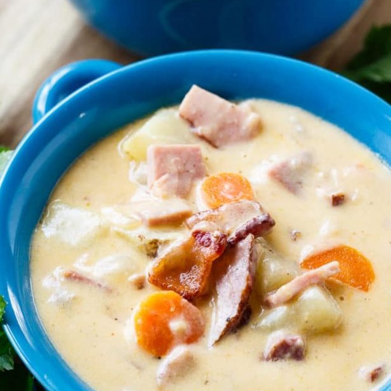 Fennel-Infused Spiced Ham & Cheese Chowder Recipe