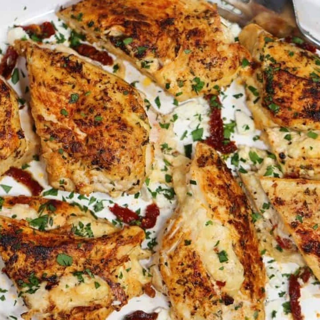 Feta and Sun-Dried Tomato Stuffed Chicken Breast Recipe