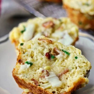 Feta Cheese And Scallion Muffins With Rosemary