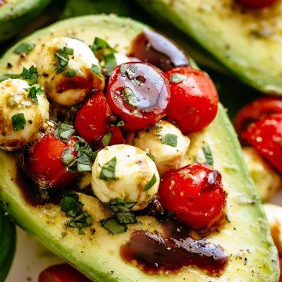 Feta-Stuffed Avocados