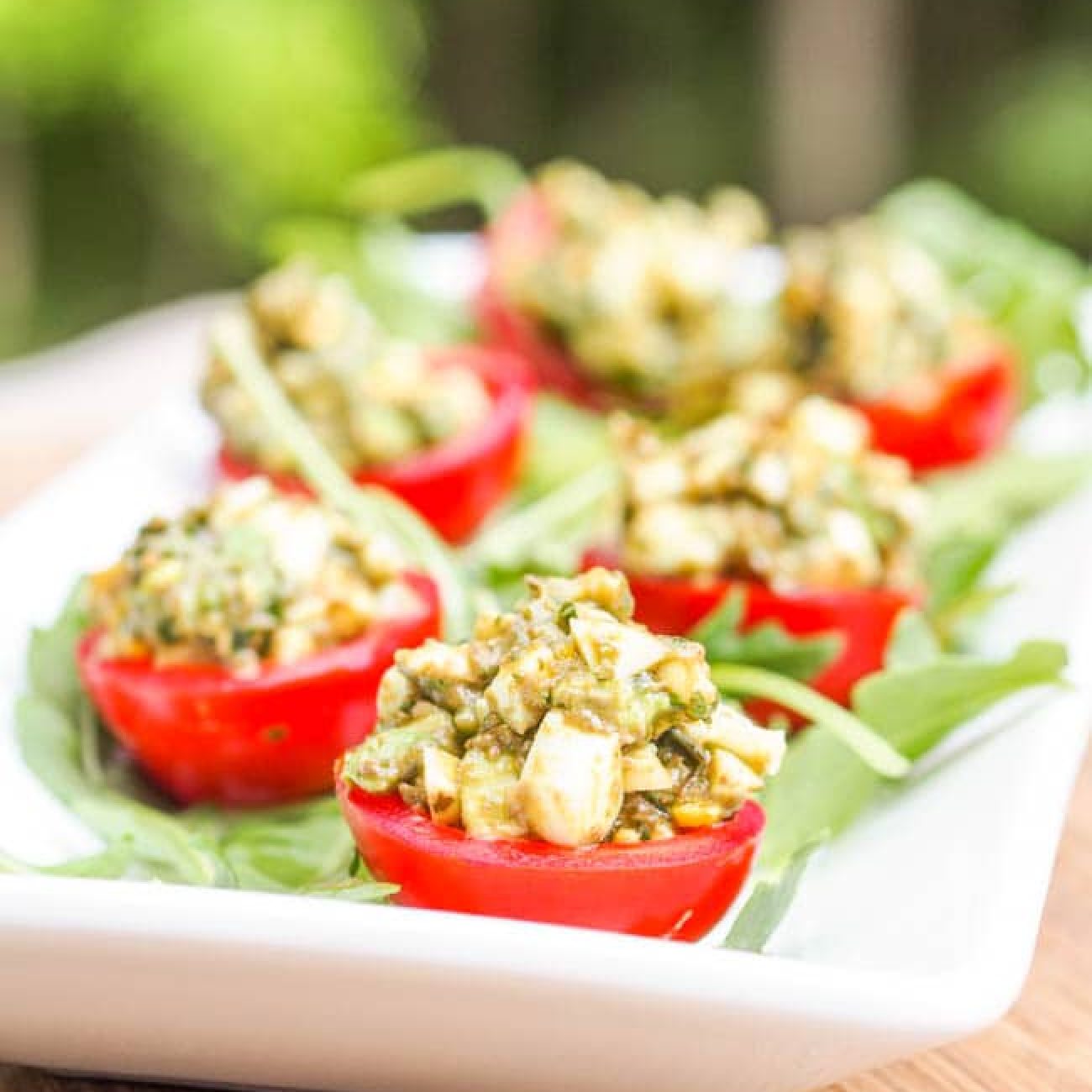 Feta Stuffed Cherry Tomatoes