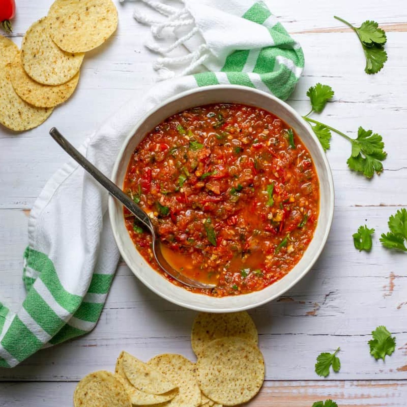 Fiery Homemade Tomato Salsa Recipe