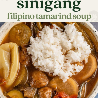 Filipino Sinigang Tamarind Soup