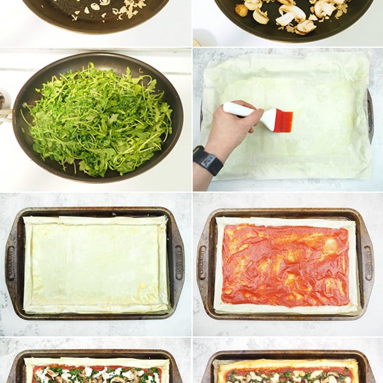 Filo Phyllo Pizza Squares