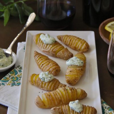 Fingerling Potatoes And Goat Cheese