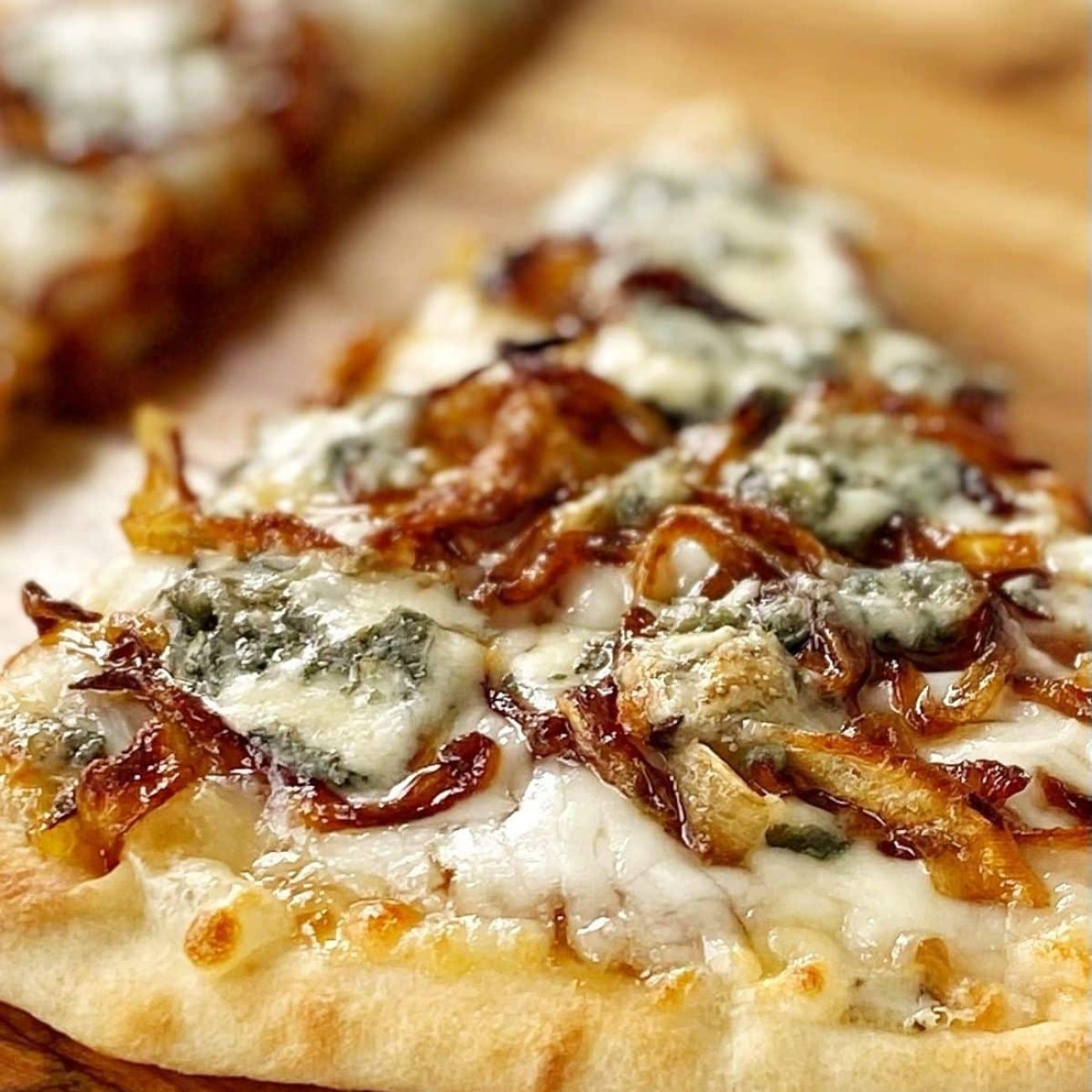 Flatbread With Caramelized Onions And