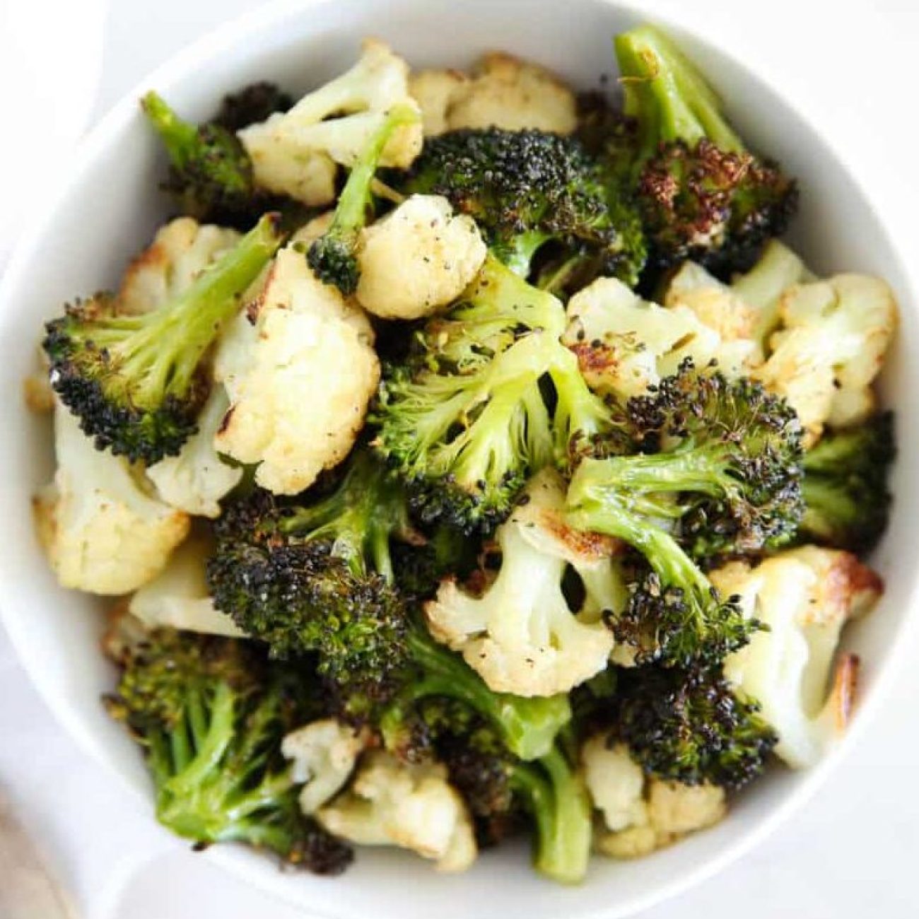 Flavorful Roasted Broccoli and Cauliflower Salad Recipe