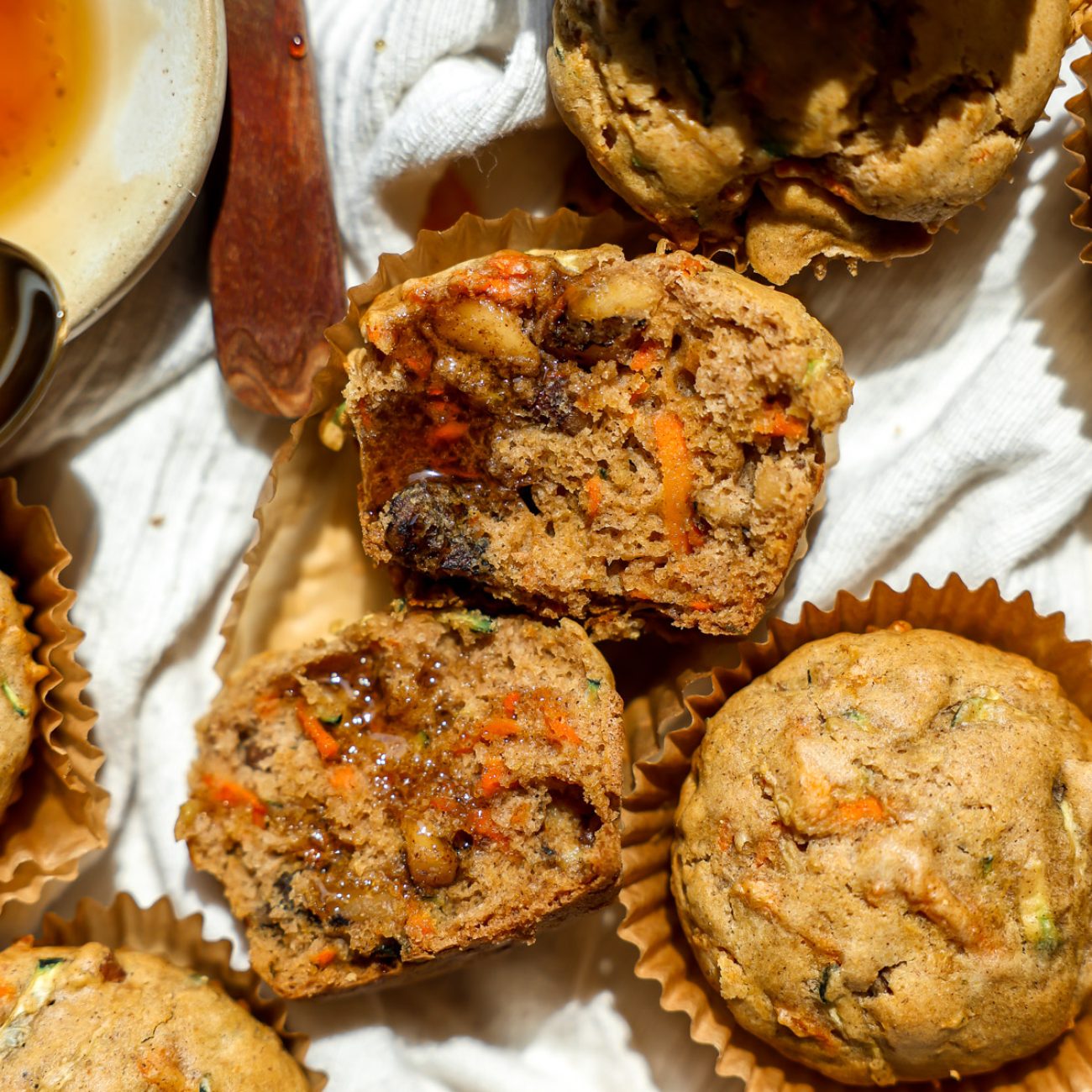 Flax Morning Glory Muffins