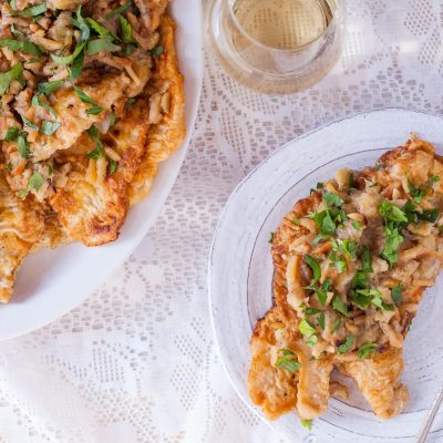 Flounder With Herbed Couscous