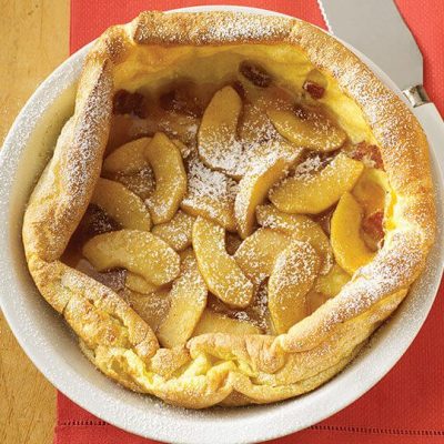 Fluffy Apple- Cinnamon Oven Pancake