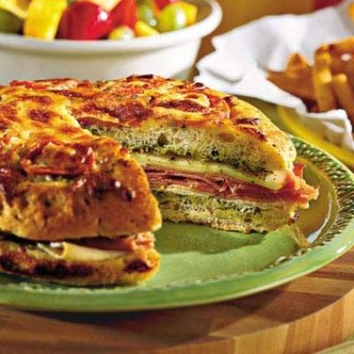 Focaccia Turkey Bacon Club