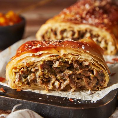 Forest Mushroom Strudel