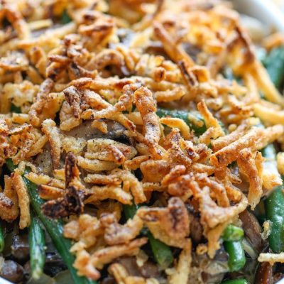 Forget The Cans- Real Green Bean Casserole