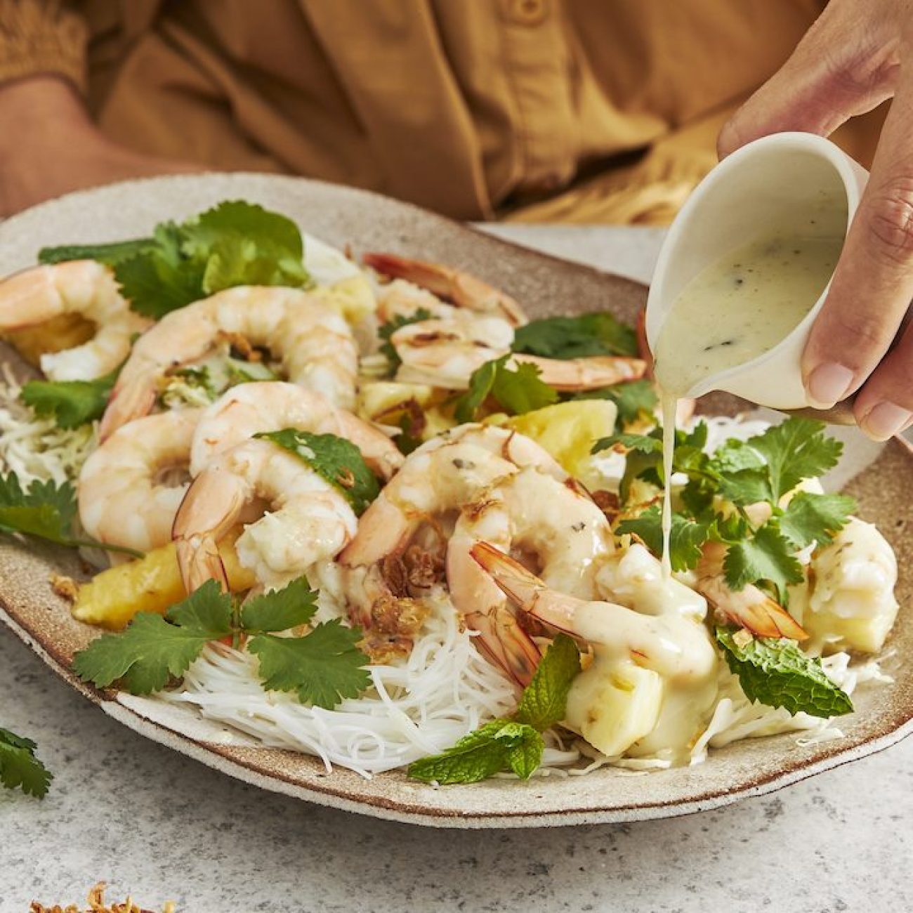 Fragrant Thai Prawn And Lychee Salad