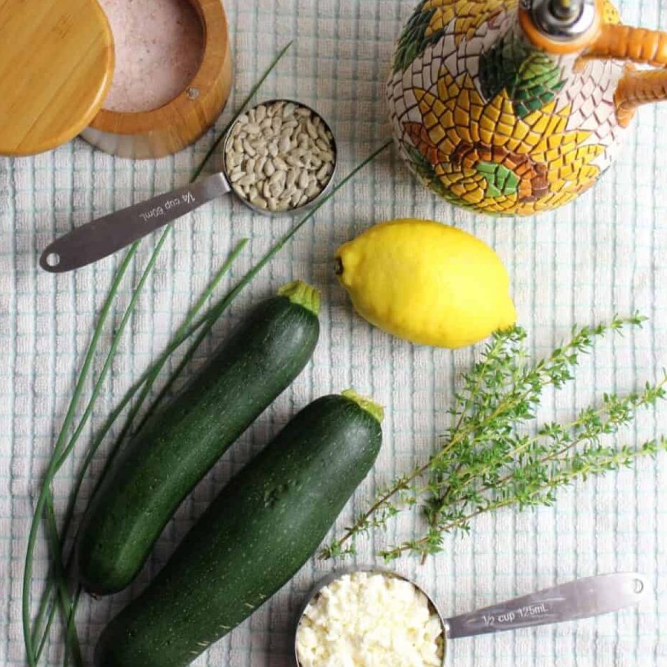 Freckled Zucchini With Lemon-Dill