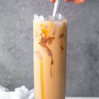 French Vanilla Frozen Coffee Drink