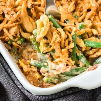 Fresh Green Bean Casserole