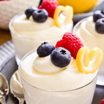 Fresh Lemon Mousse