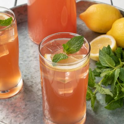 Fresh Mint And Ginger Lemonade