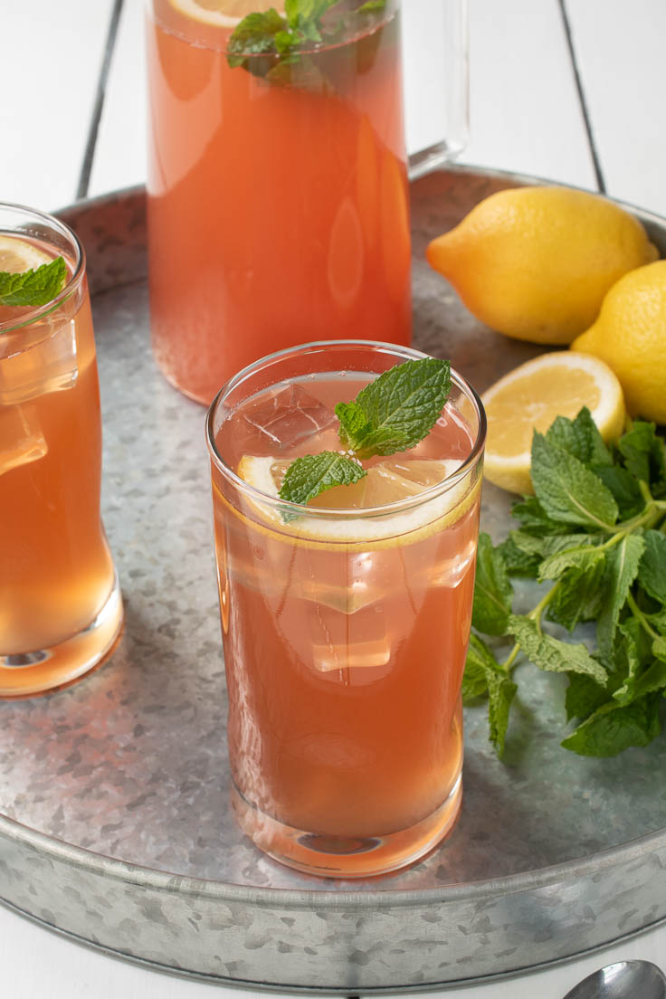 Fresh Mint And Ginger Lemonade