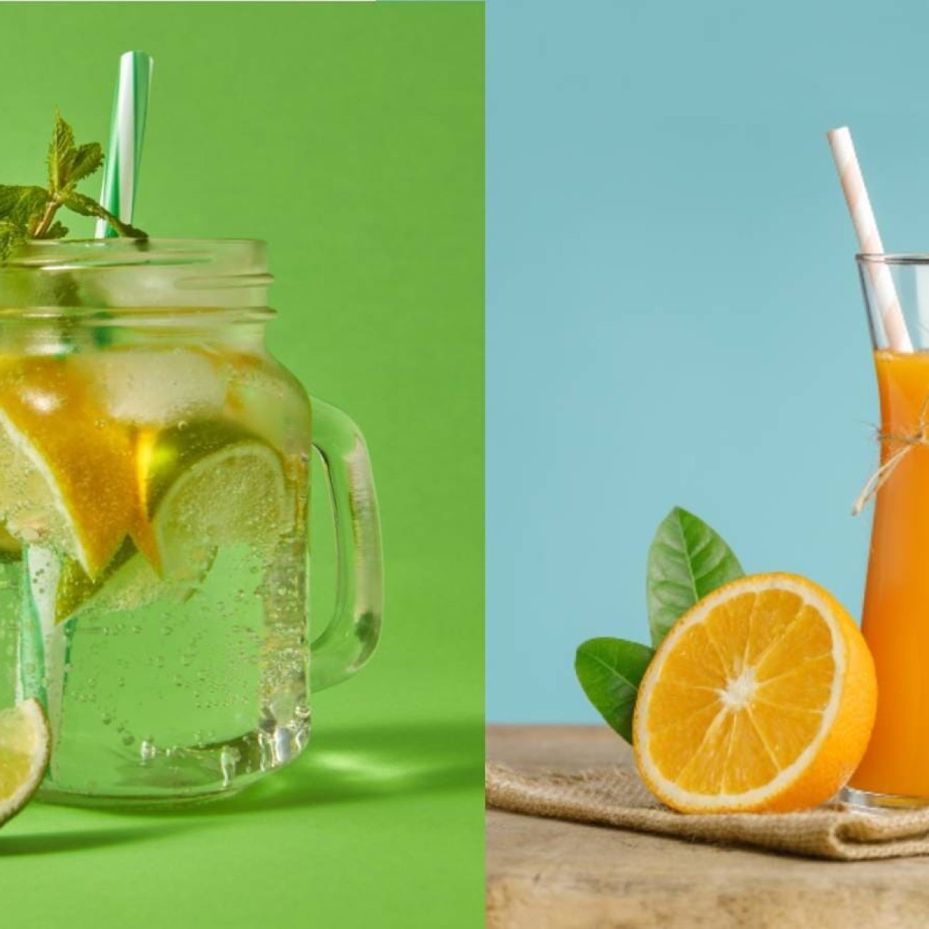 Fresh Orange- Lemon Drink