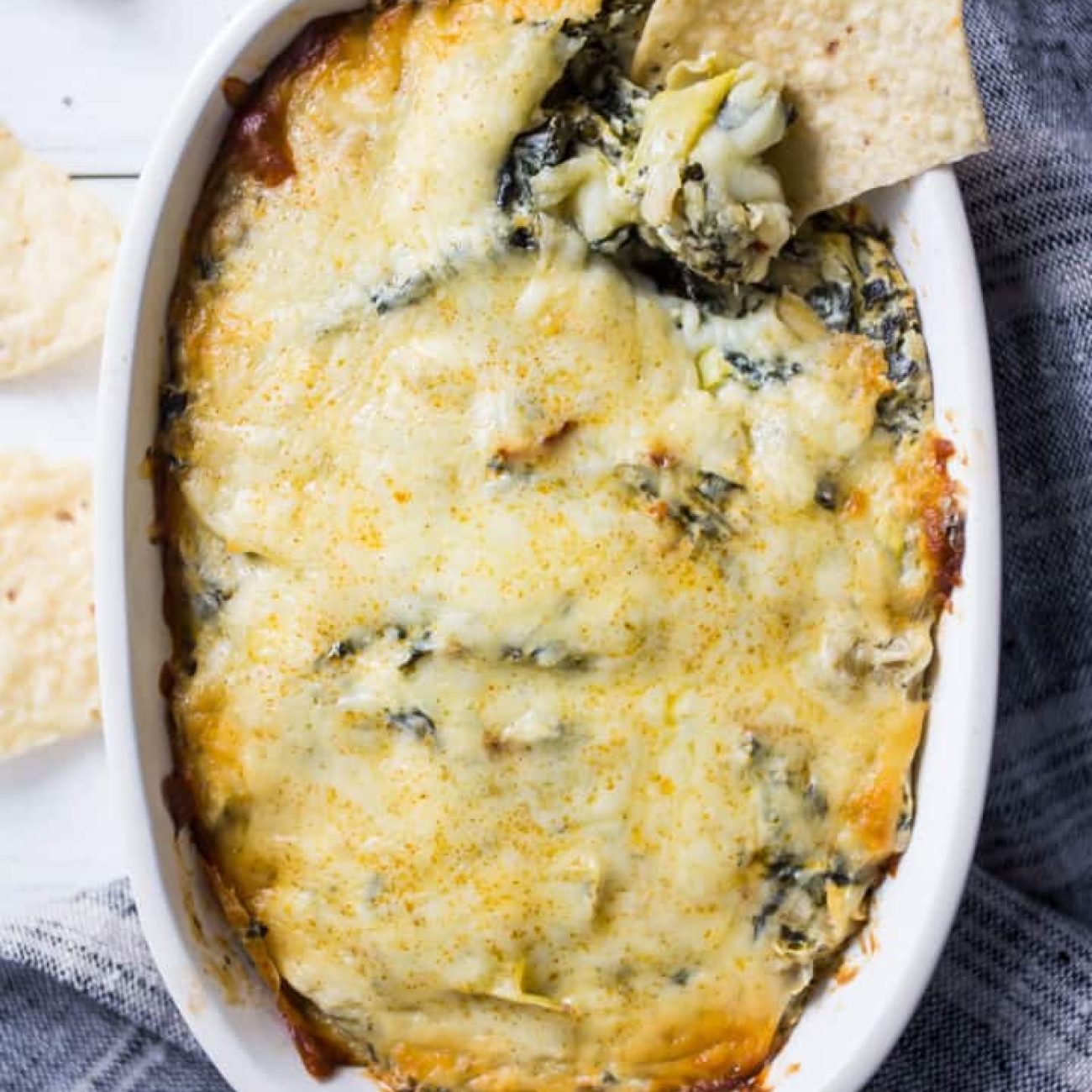 Fresh Spinach & Artichoke Dip Aka Sheep Dip