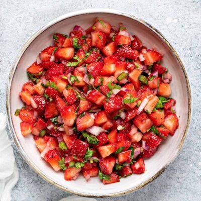 Fresh Strawberry, Tangerine, And Basil Salsa Recipe