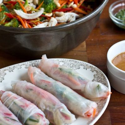 Fresh Thai Spring Rolls