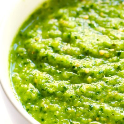 Fresh Tomatillo Salsa Verde