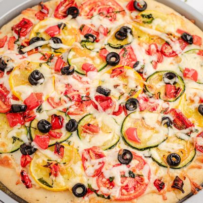 Fresh Vegetable Pizza