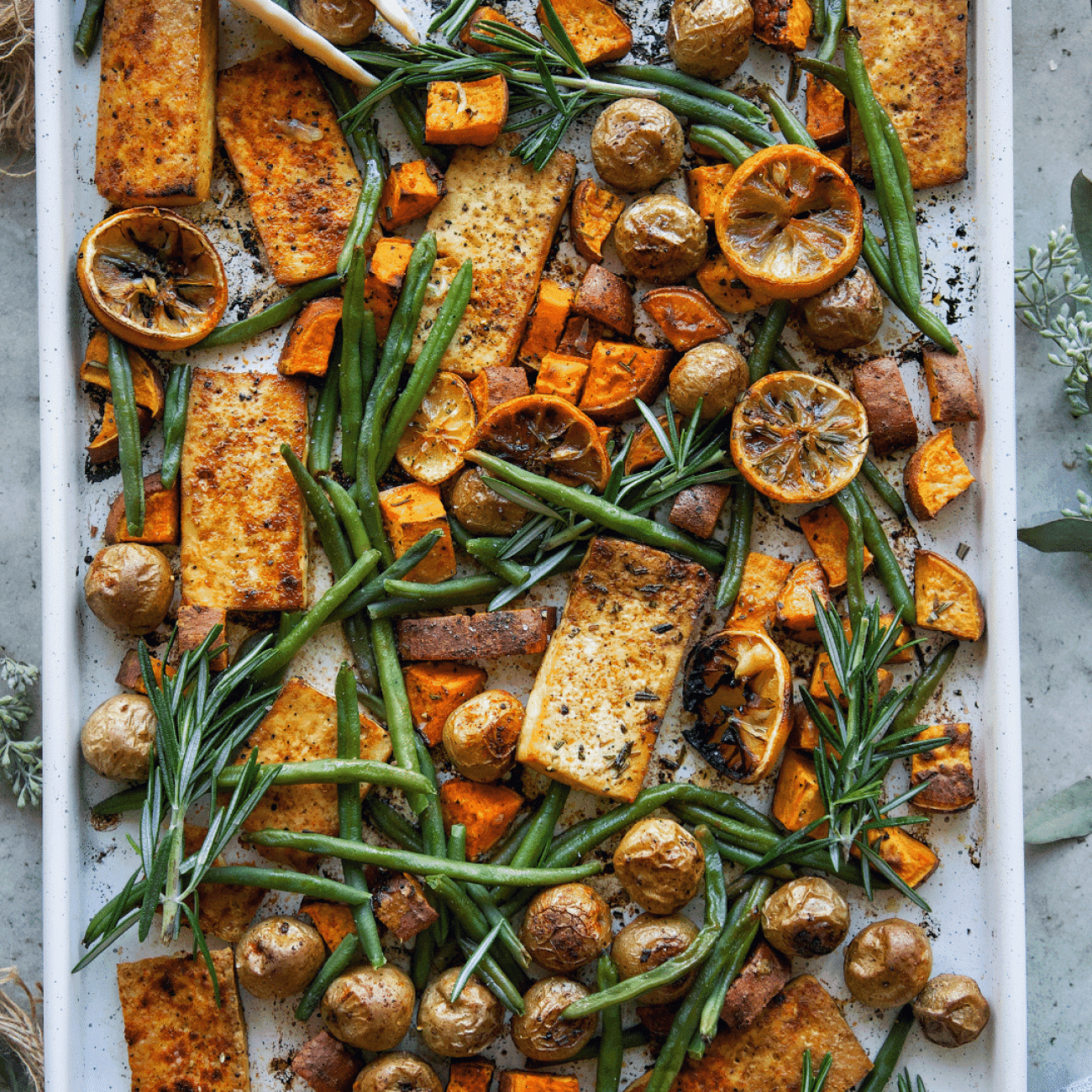 Fried Potatoes & Tofu