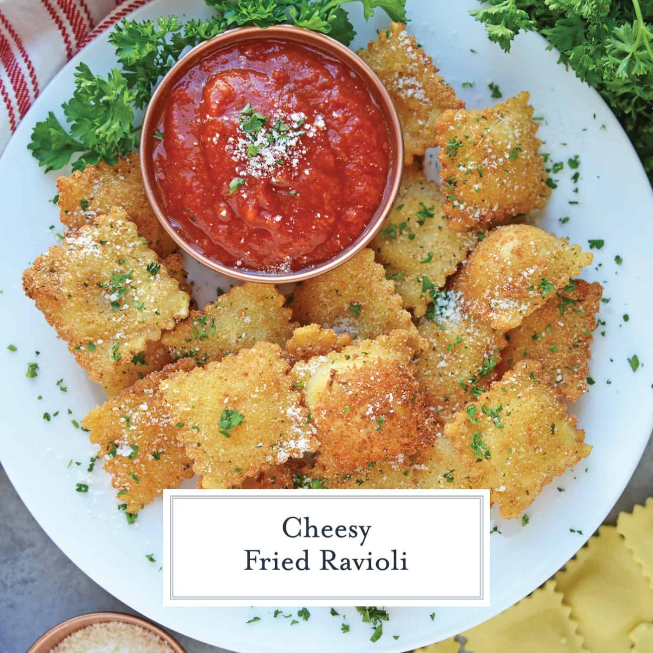 Fried Ravioli With Marinara