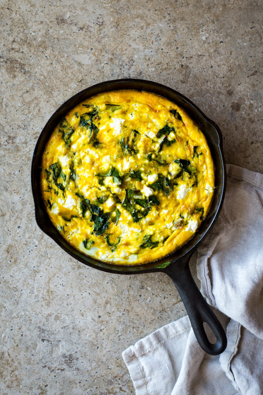 Frittata Bites With Chard, Sausage And Feta