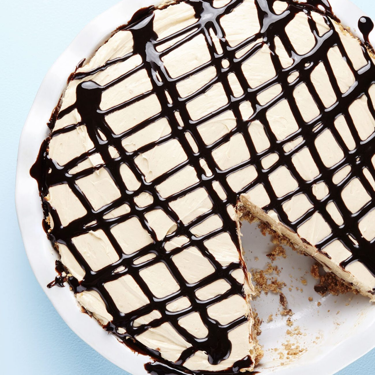 Frozen Peanut Butter Chocolate Pie