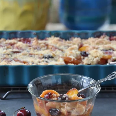 Fruit Cobbler For 2