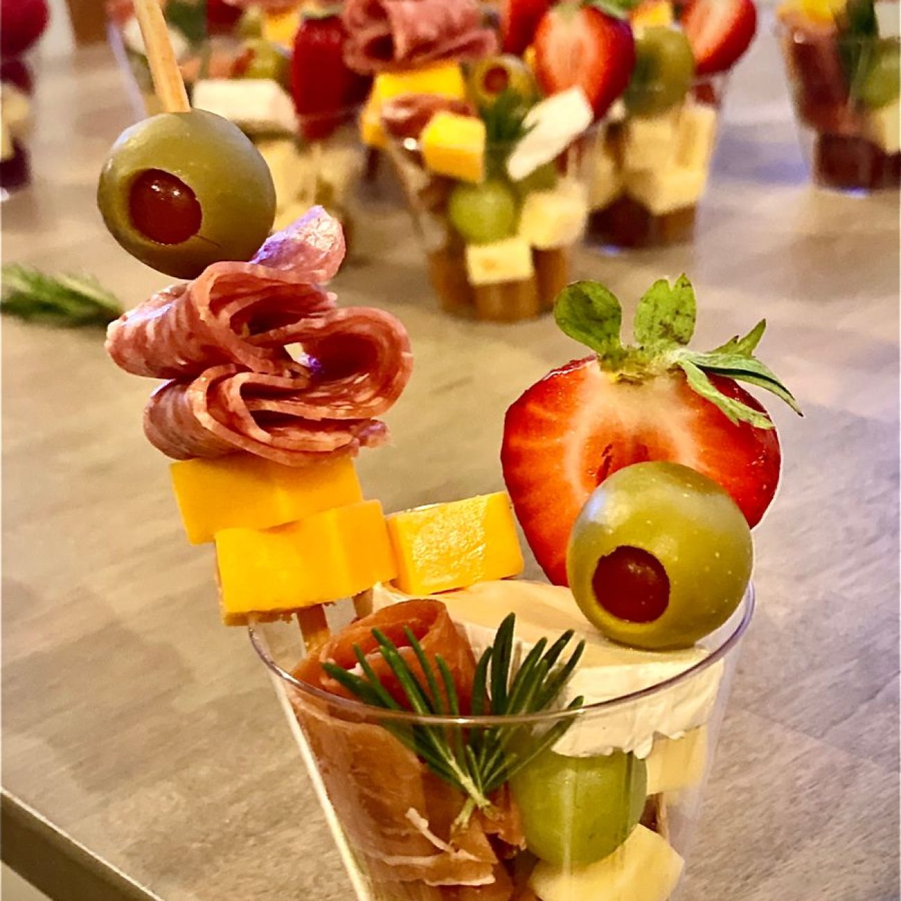 Fruit N Cheese Cups