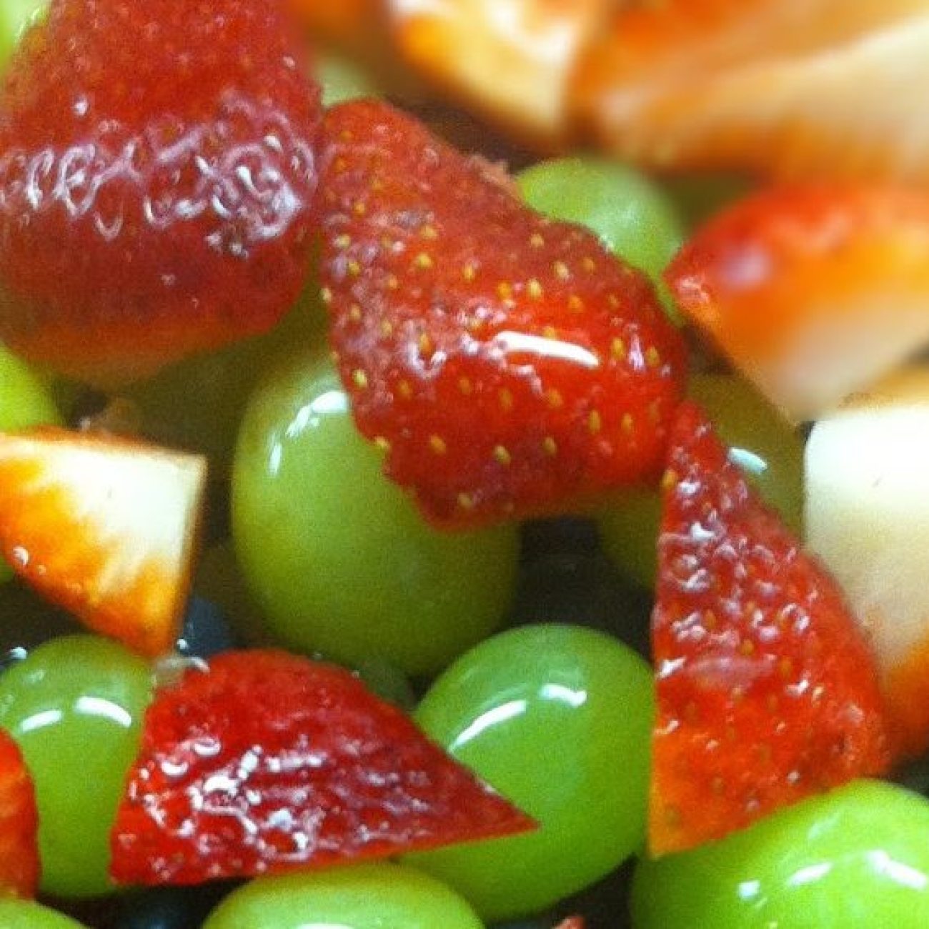 Fruit Salad With Honey Ginger Lime Dressing