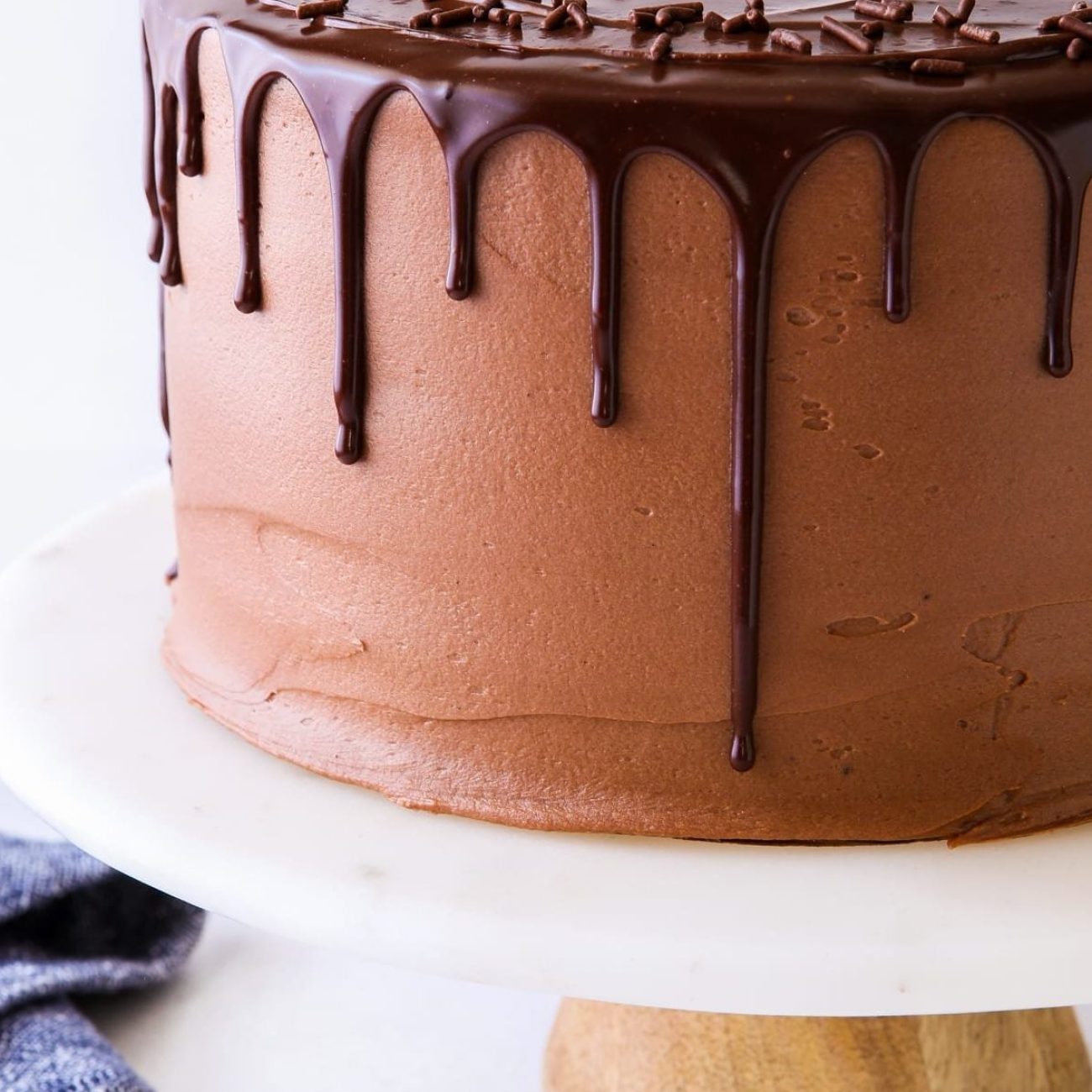 Fudgy Chocolate Layer Cake With