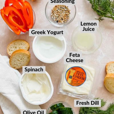 Garlic And Dill Feta Cheese Spread