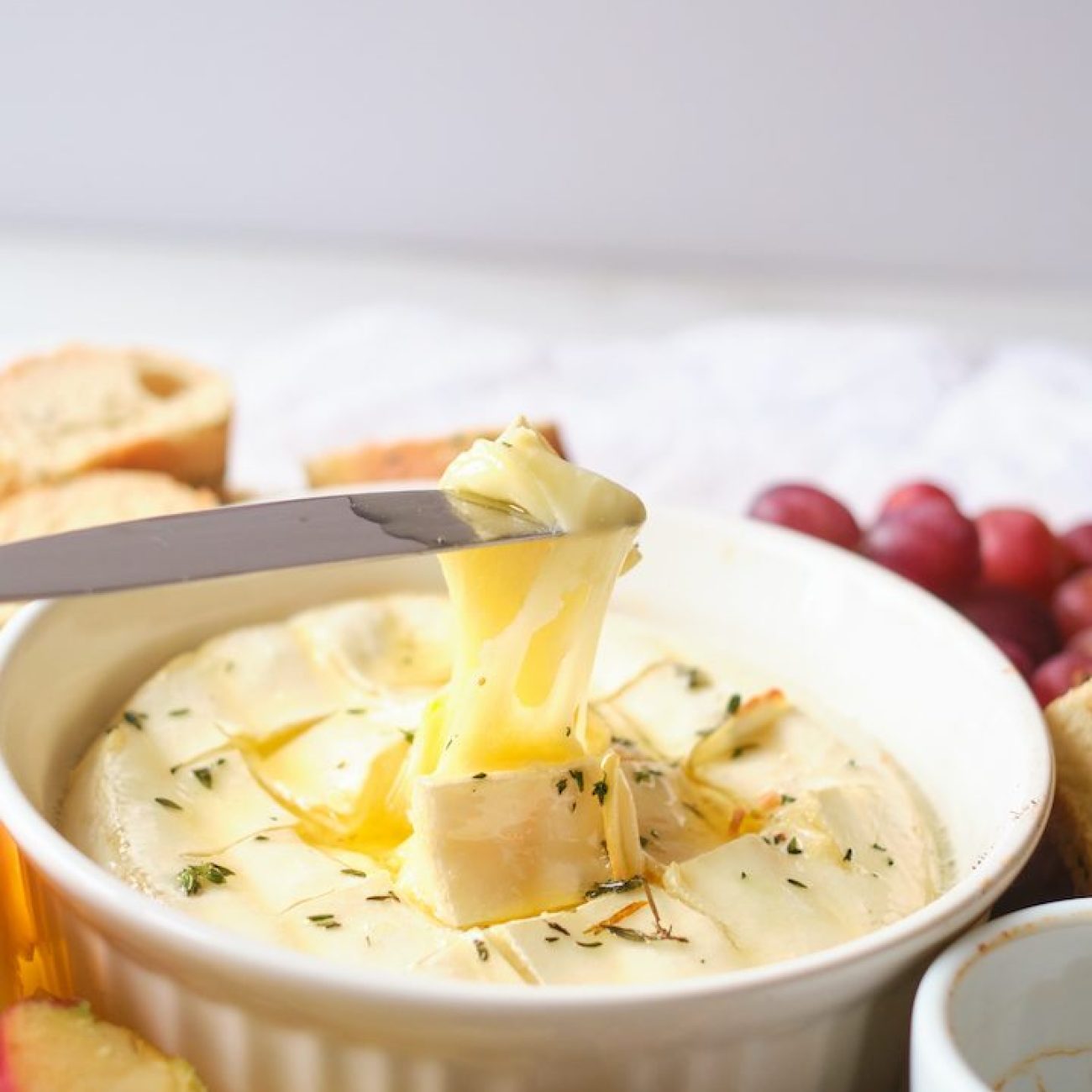 Garlic Baked Brie Spider