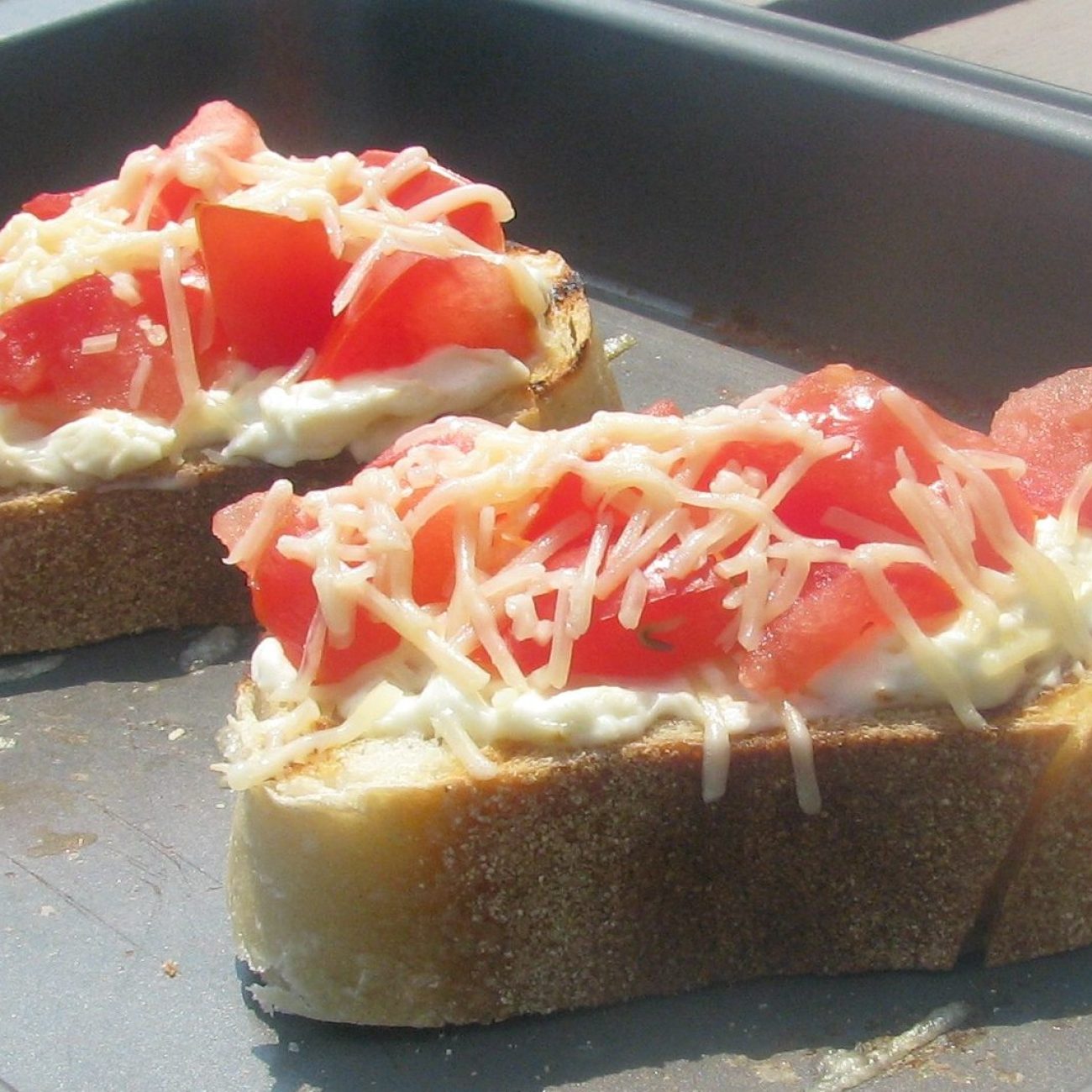 Garlic Bread Bruschetta