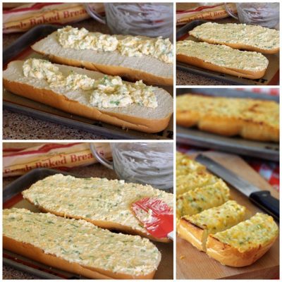 Garlic Bread With Mayo &Amp; Cheddar