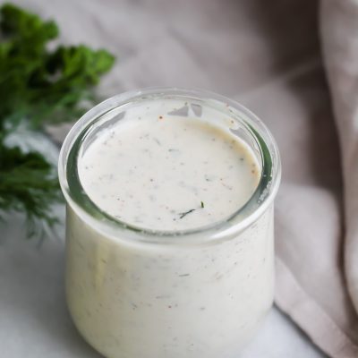 Garlic Buttermilk Salad Dressing Recipe For Home Cooks