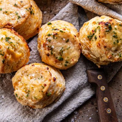 Garlic Cheddar Cheese Biscuits